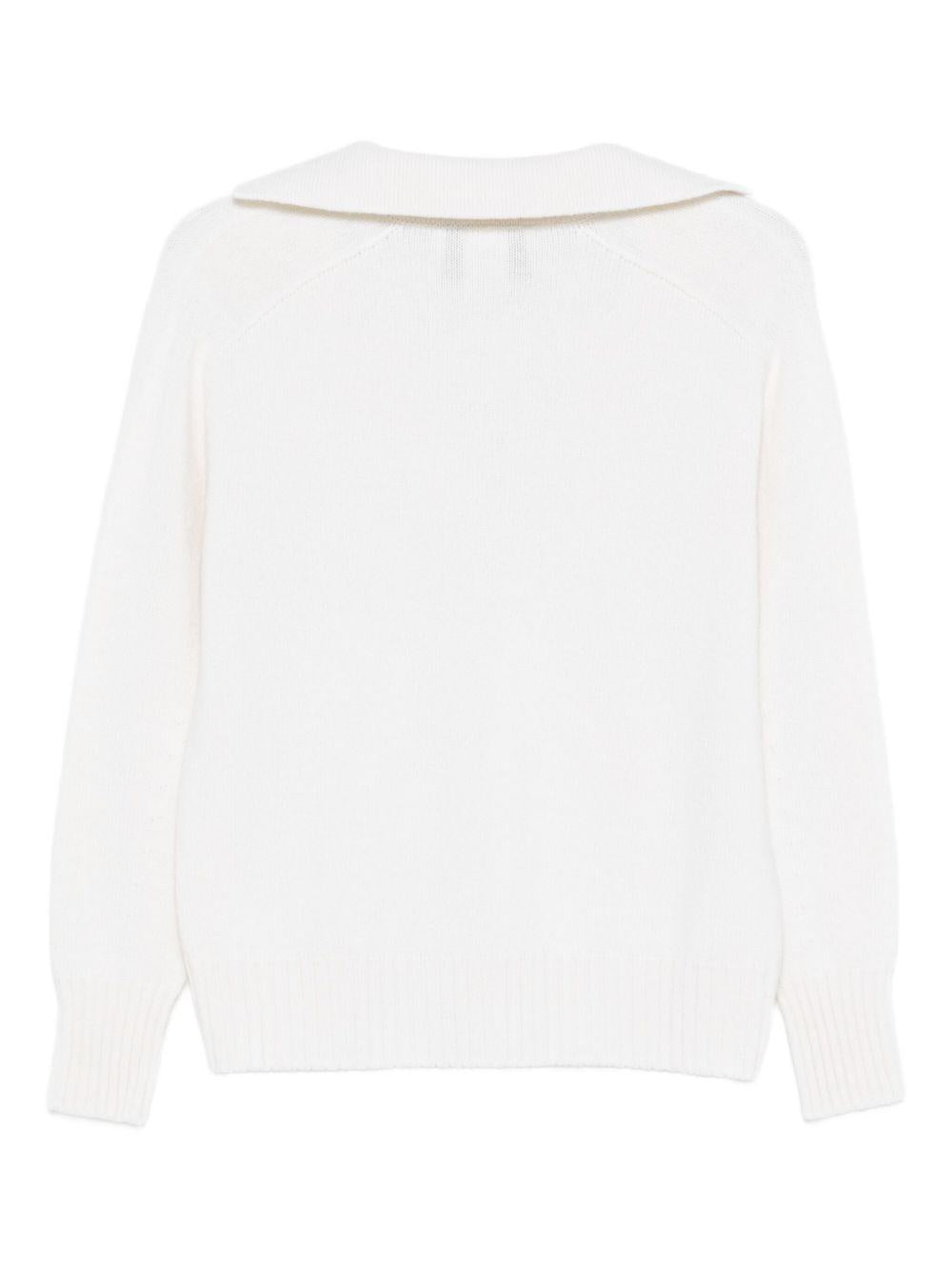 VANISE Maglia 'Gloria' in lana con scollo a V 