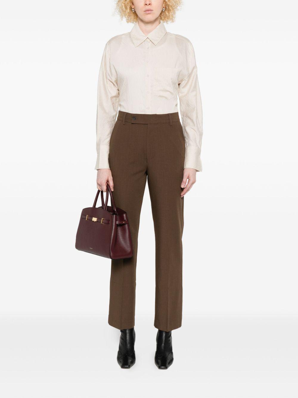 YERSE Camicia Kanye bianca a righe 