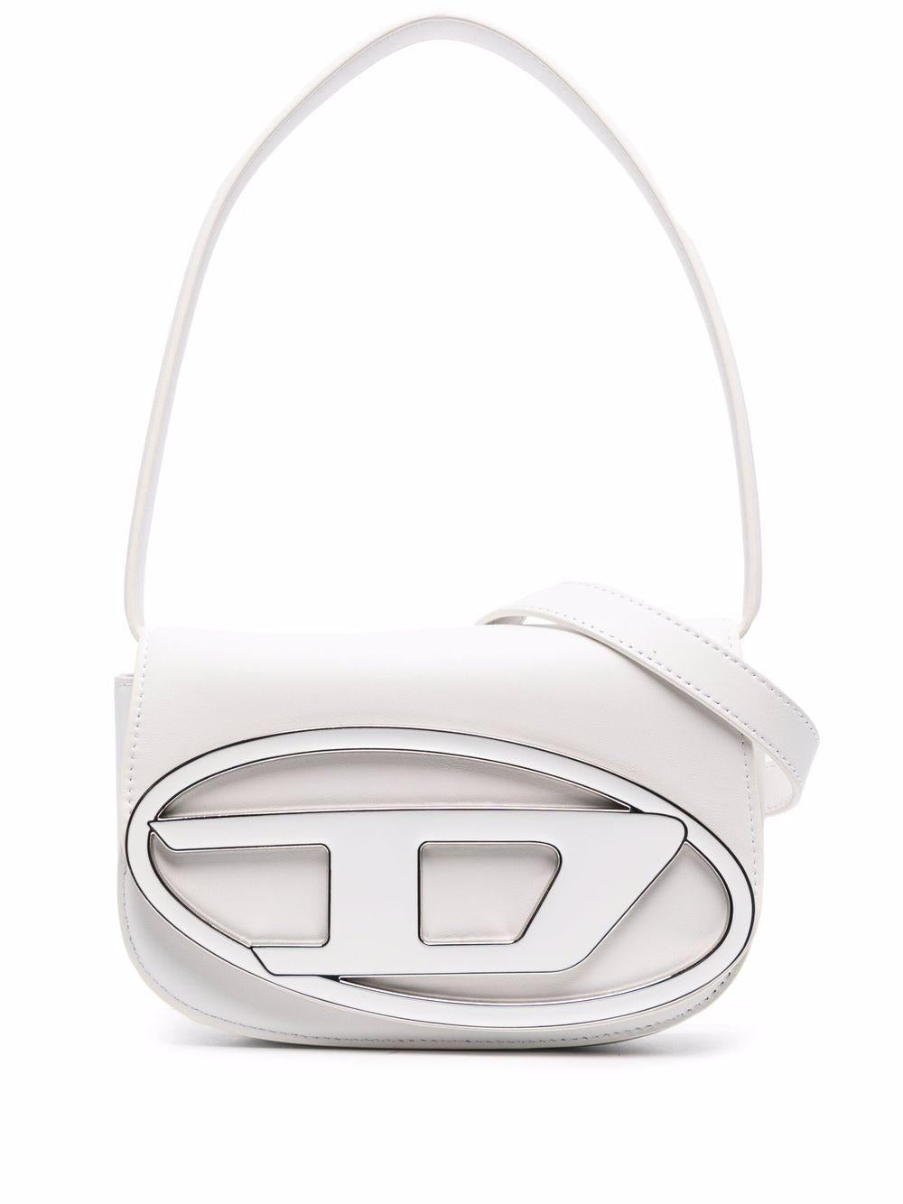 DIESEL Borsa '1DR' in nappa bianca 