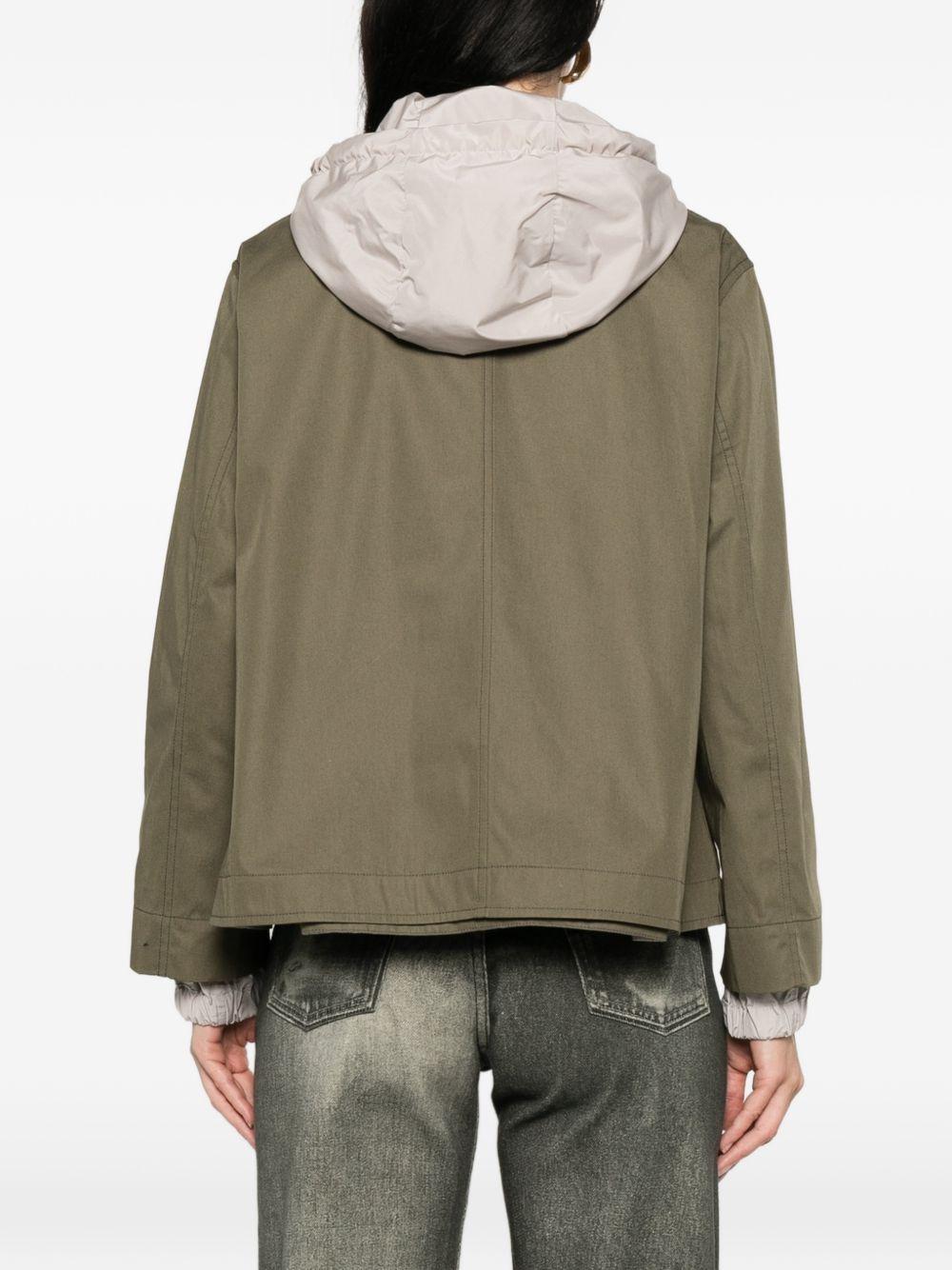 HERNO Giacca double face con cappuccio 