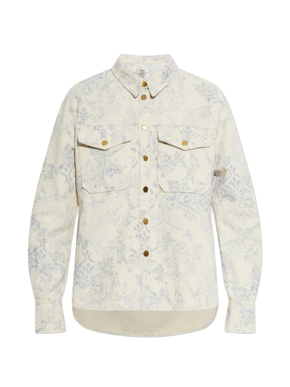 FORTE FORTE Camicia My Shirt con stampa floreale nontiscordardime 