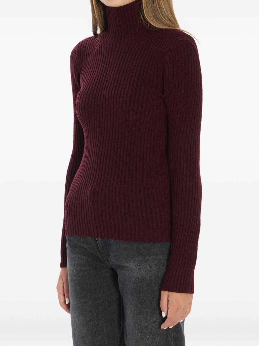 MAX MARA Maglia dolcevita Aral bordeaux 
