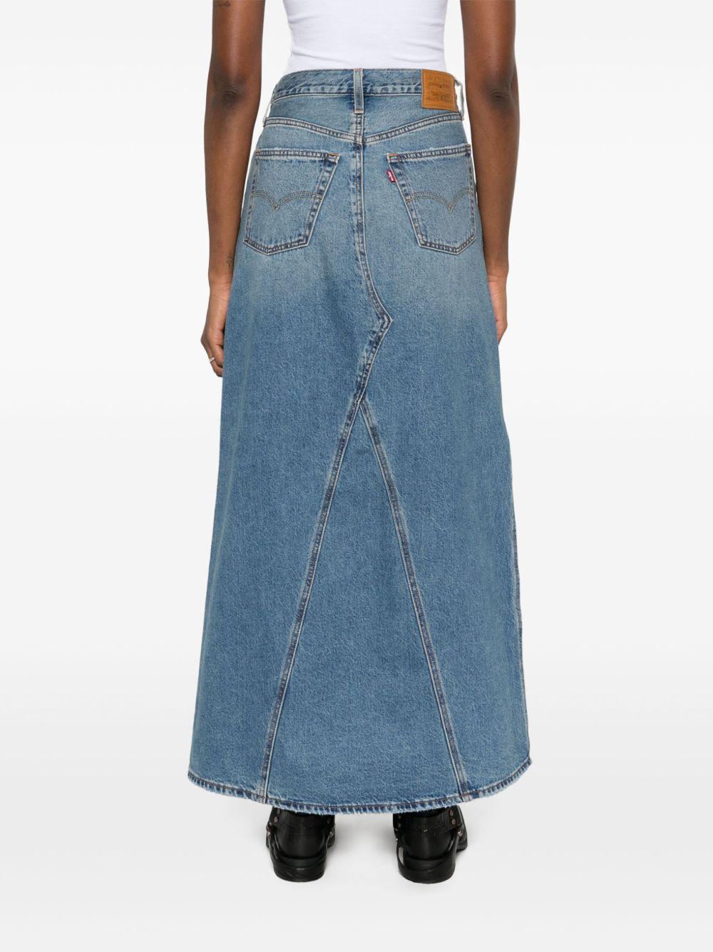 LEVIS Gonna midi in jeans 