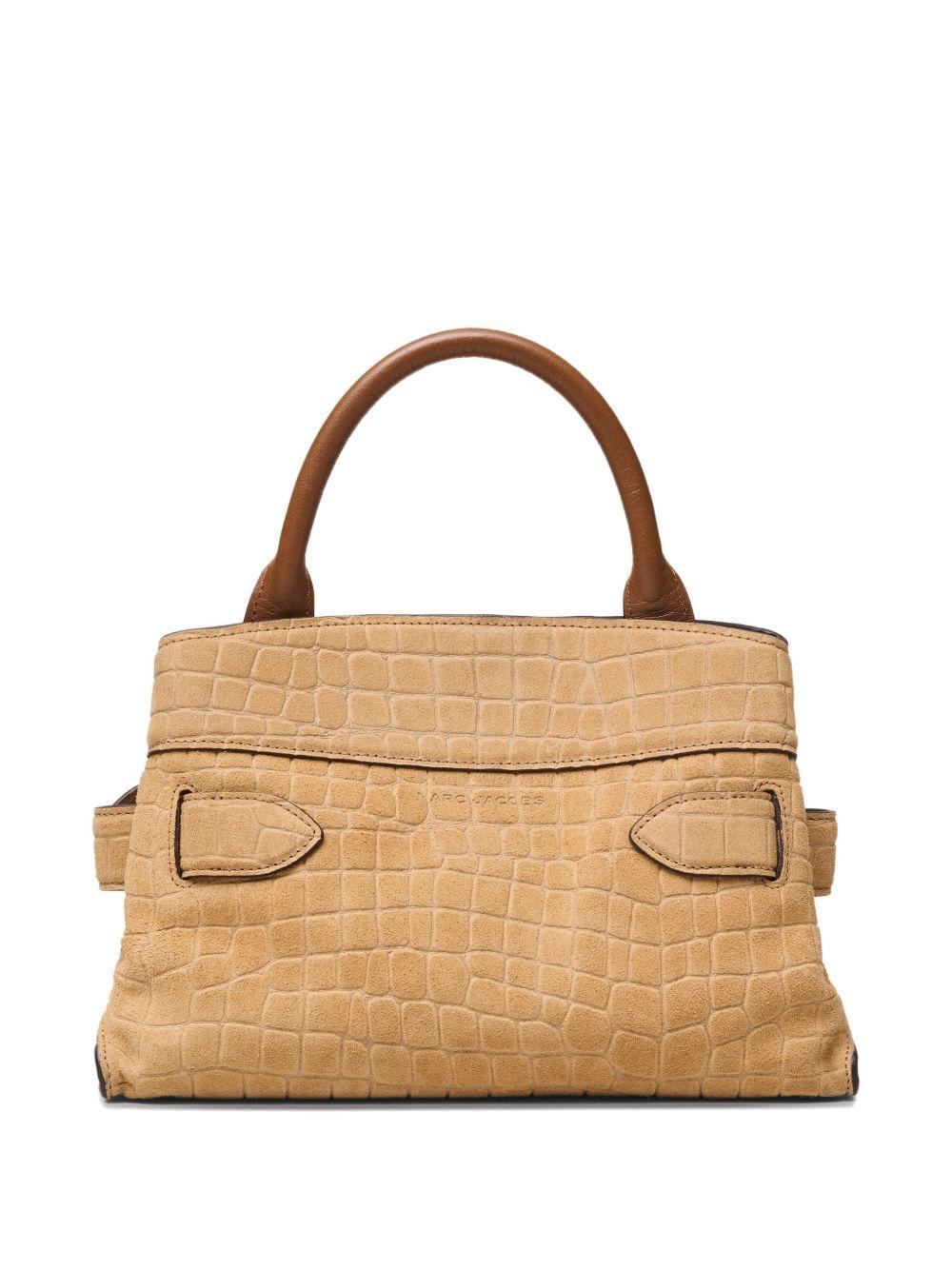 MARC JACOBS Borsa piccola Dakota in camoscio beige 