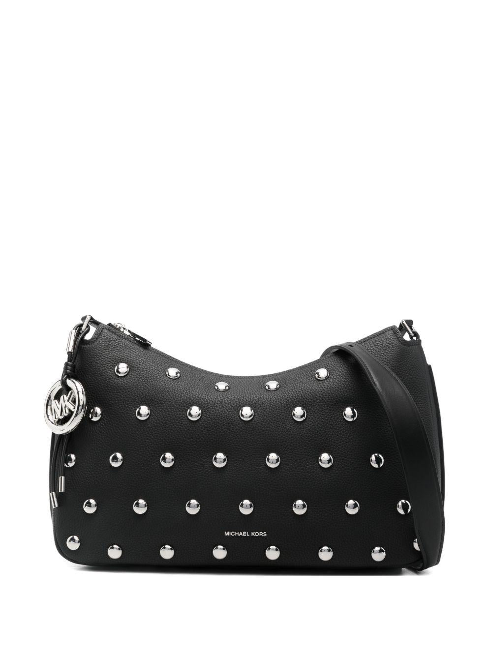 MICHAEL KORS Borsa a spalla nera con borchie 