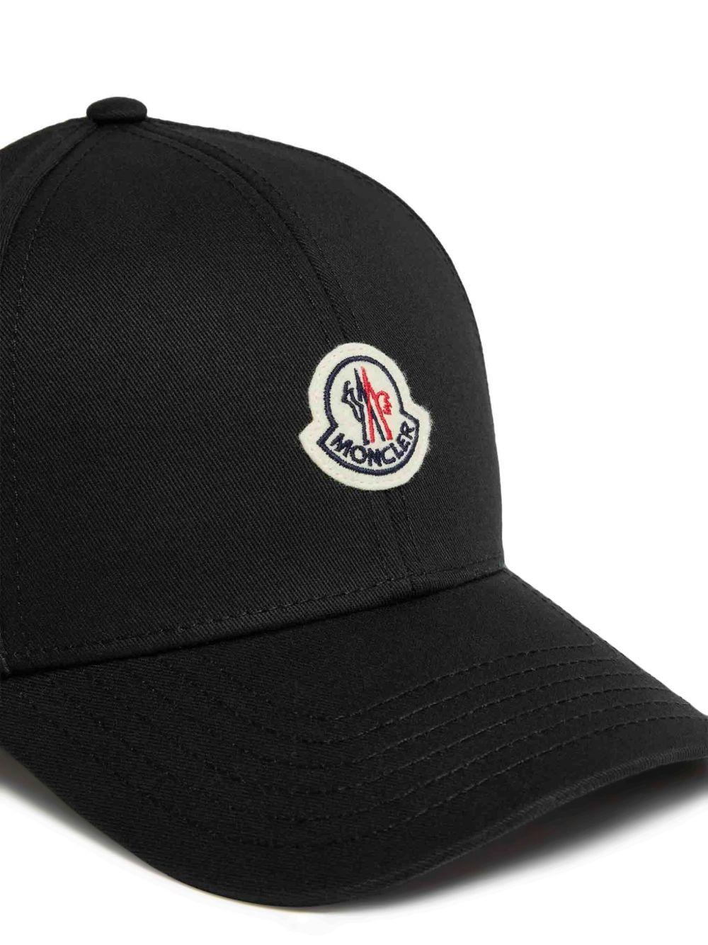 MONCLER Cappellino baseball in gabardine di cotone 