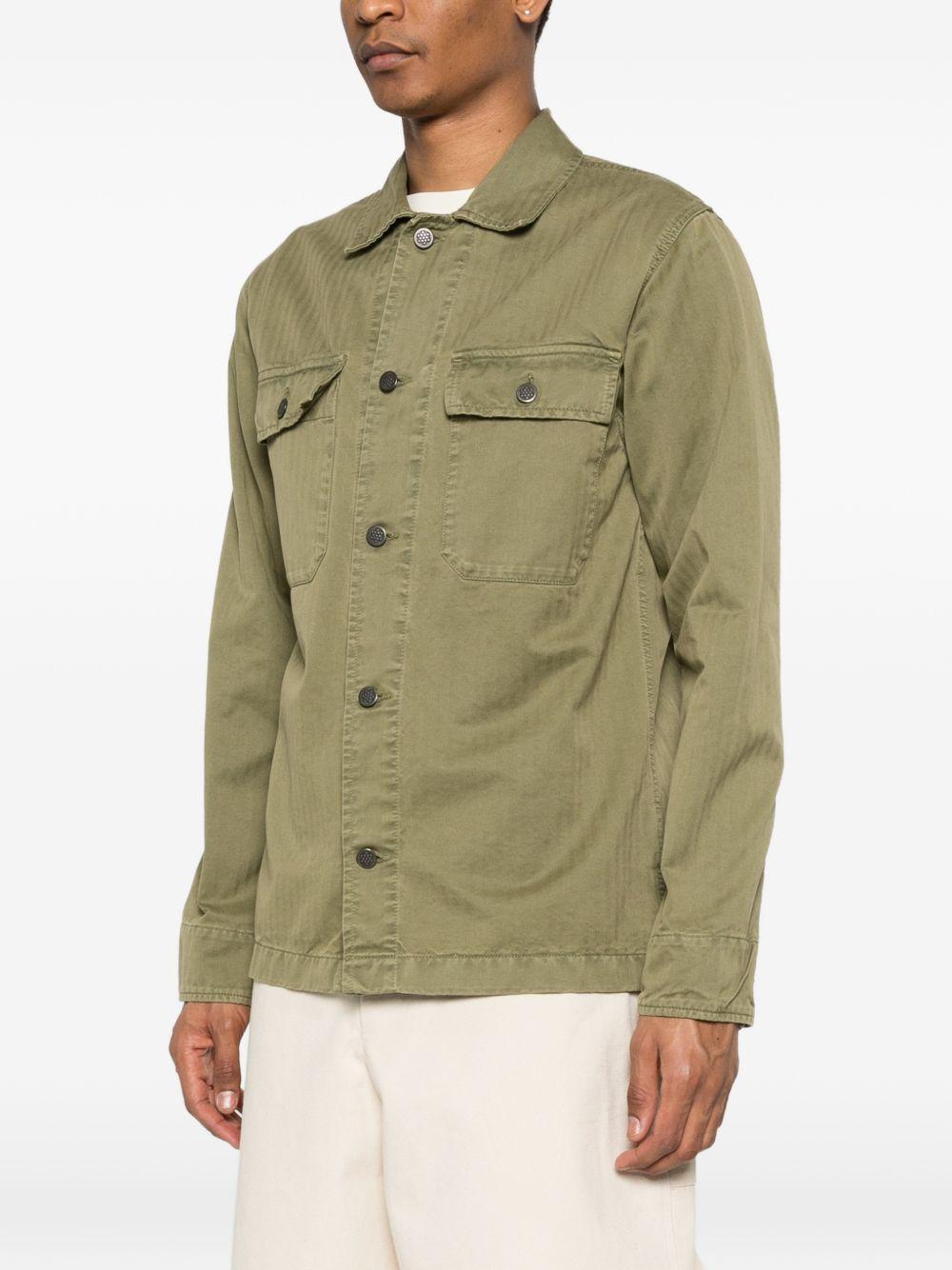 CHESAPEAKES Giacca verde militare con tasche 
