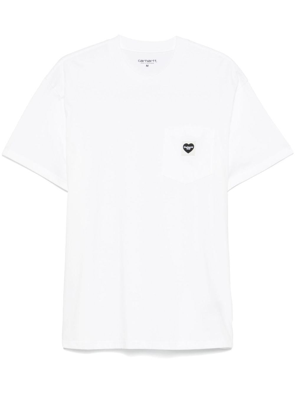 CARHARTT WIP T-shirt in cotone a maniche corte con logo 