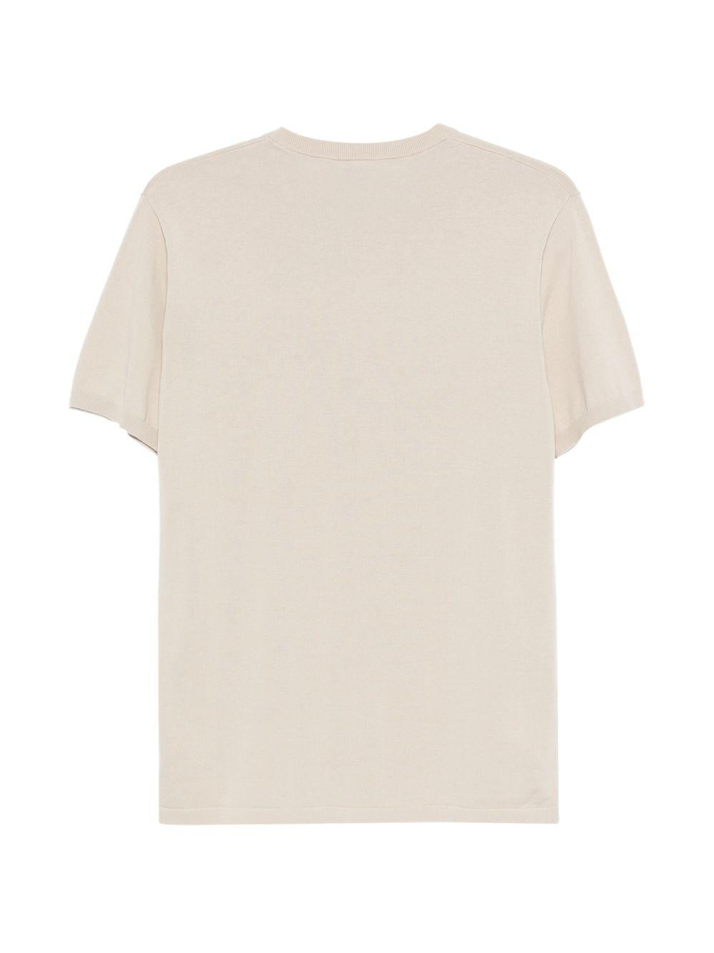 ASPESI T-shirt in cotone beige 
