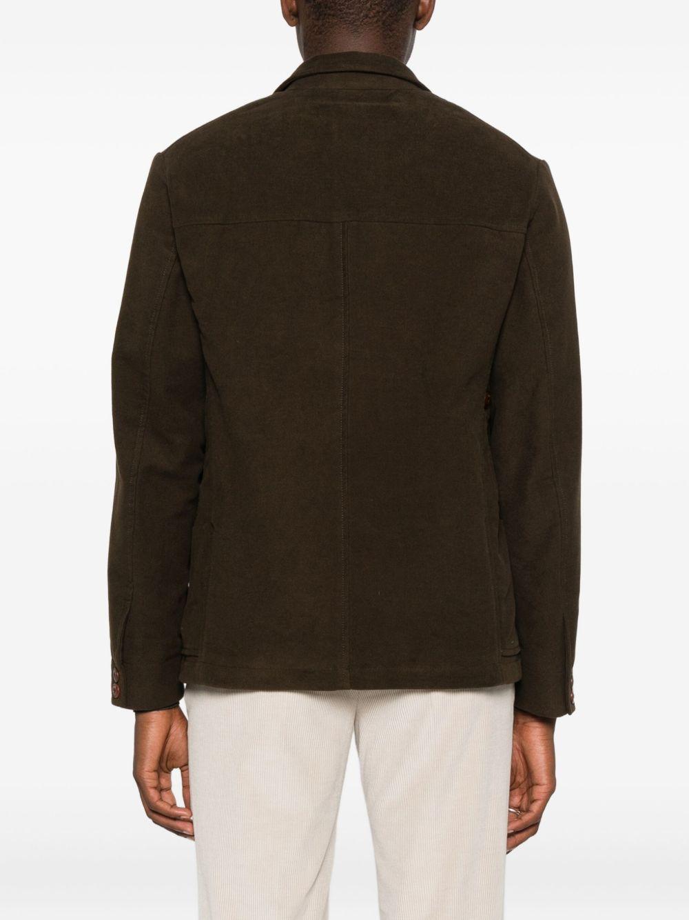 CAPALBIO Giacca in cotone marrone 