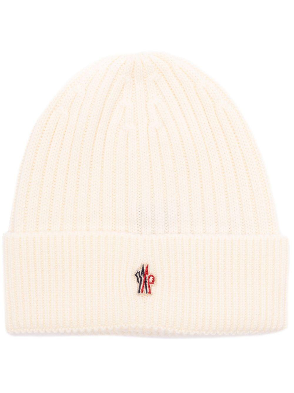 MONCLER GRENOBLE Cappellino in lana vergine con logo 