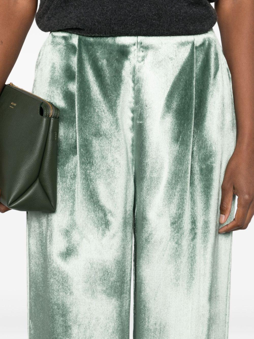 ALBERTA FERRETTI Pantaloni wide leg satinati 