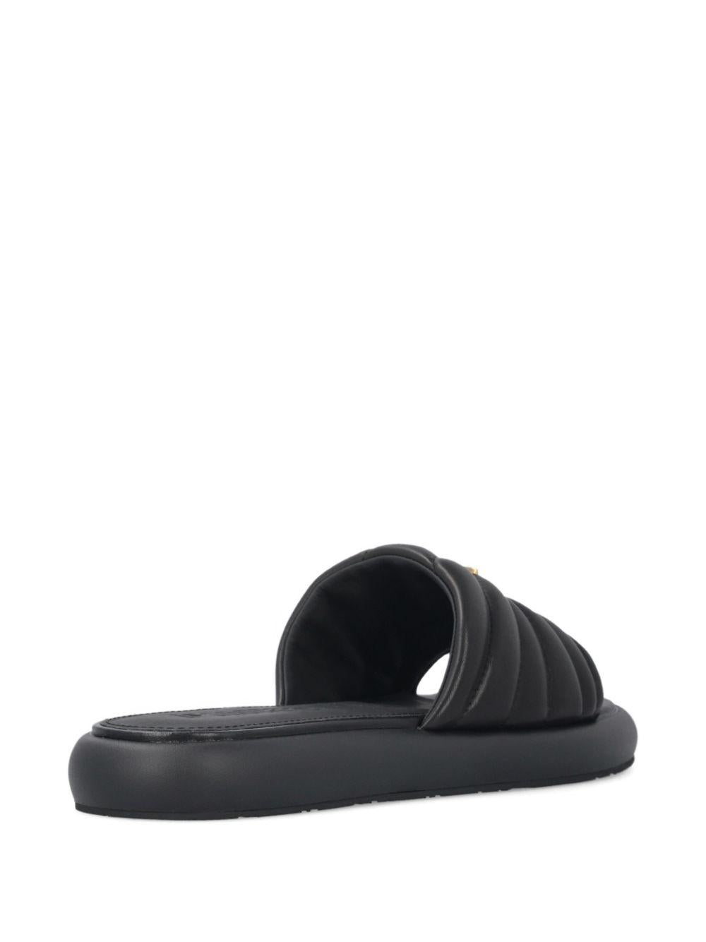 PINKO Ciabatte 'Fiona' in pelle nera 