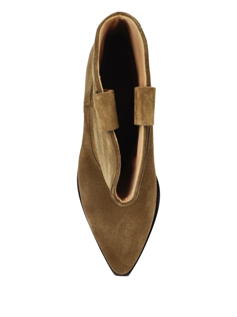 ISABEL MARANT Stivaletti Duerto in suede taupe 