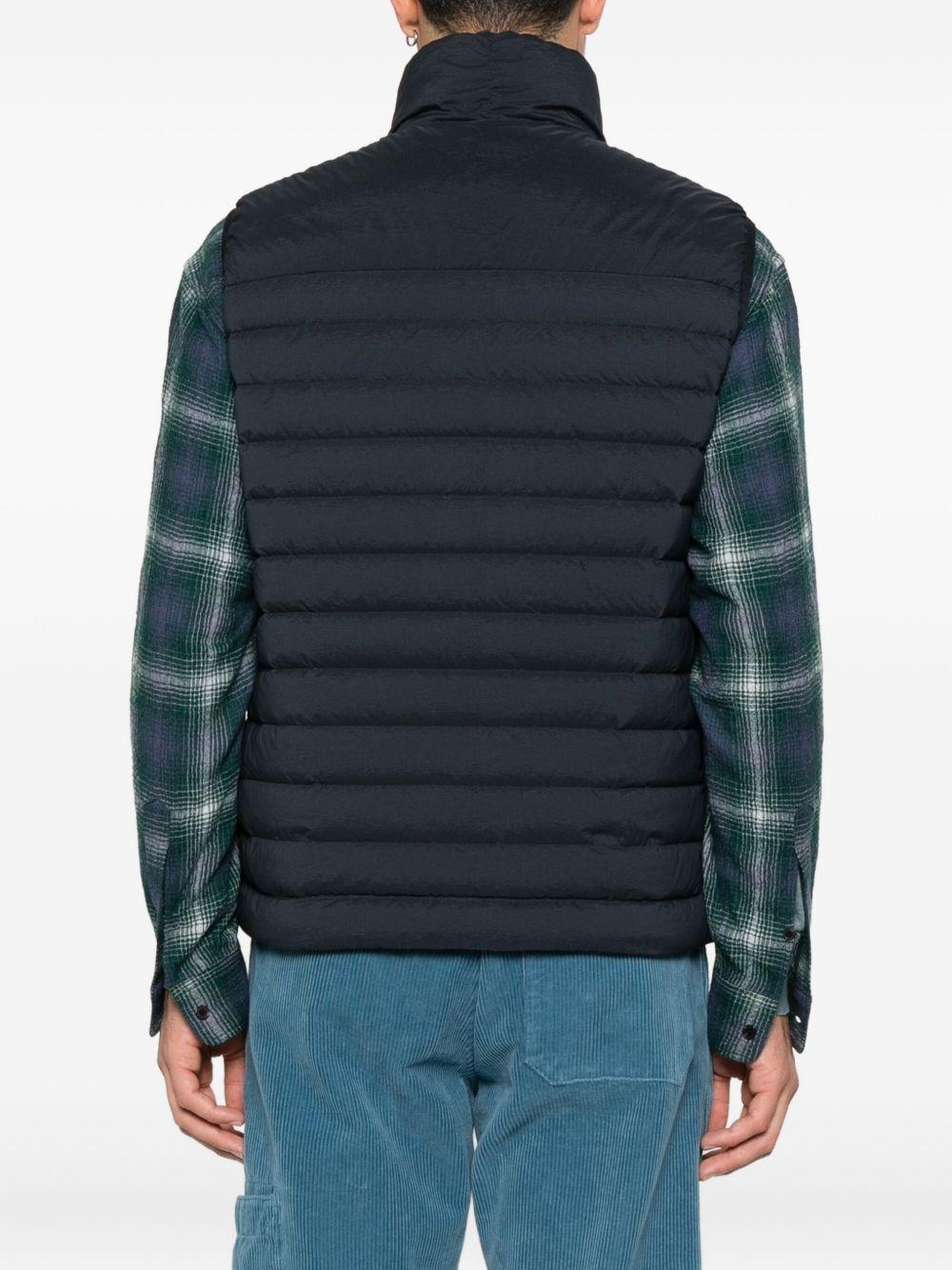 STONE ISLAND Gilet trapuntato blu 