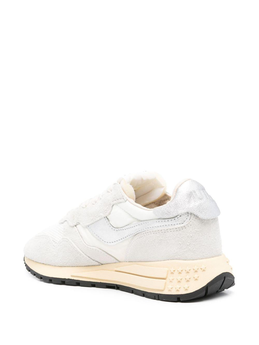 AUTRY Sneakers Reelwind grigio e bianco con camoscio 