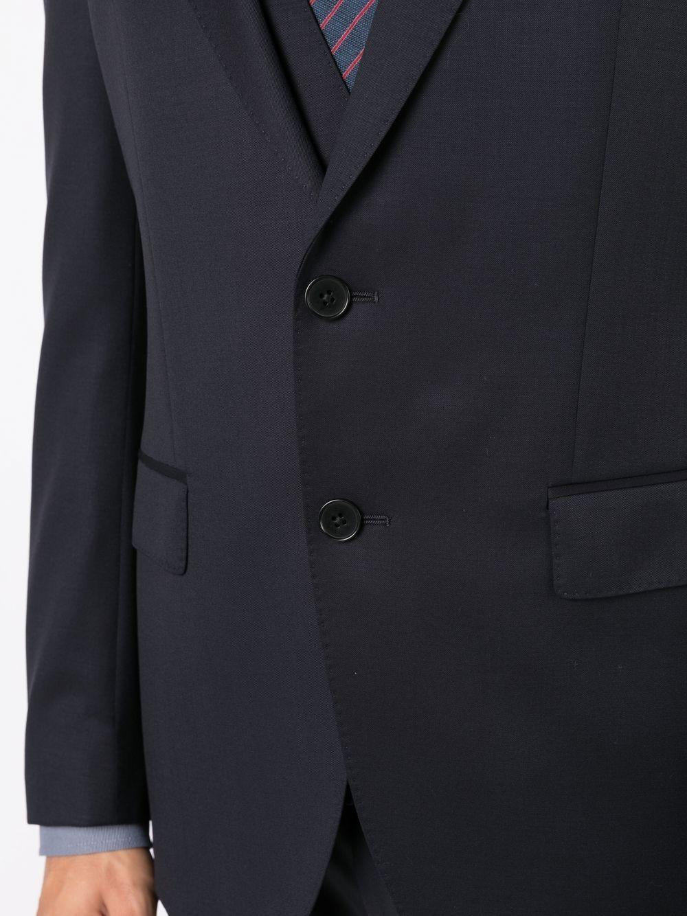 BOSS Blazer H Huge in lana vergine blu navy 