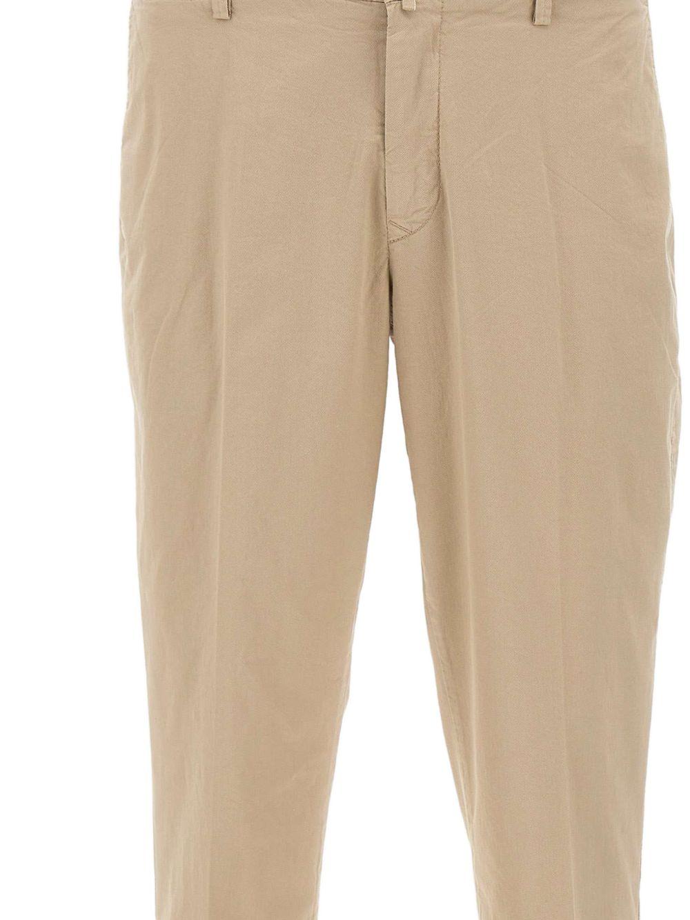 PEUTEREY Pantaloni in cotone beige casual 