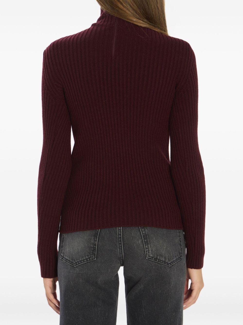 MAX MARA Maglia dolcevita Aral bordeaux 