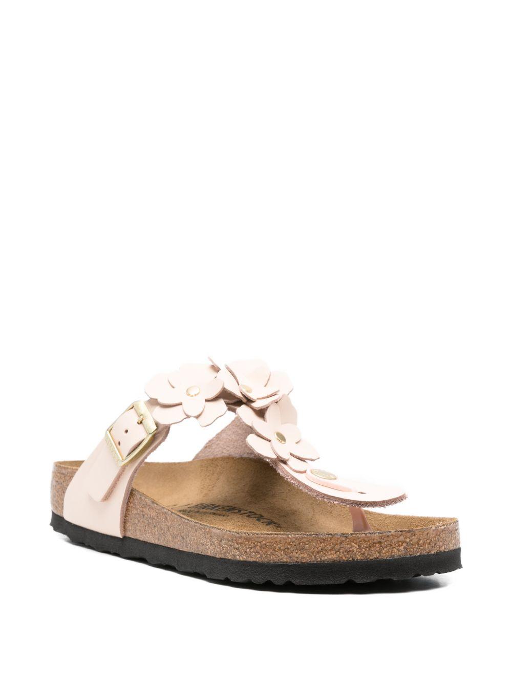 BIRKENSTOCK Ciabatte infradito Gizeh con dettagli floreali 