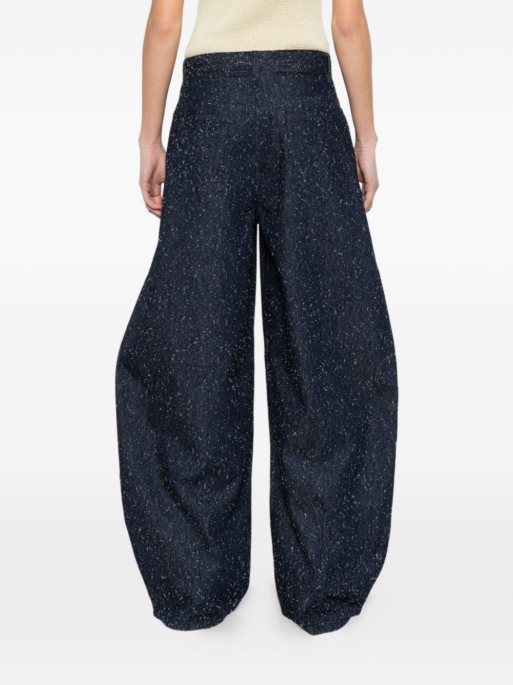 JACQUEMUS Pantaloni in denim de-Nîmes Ovalo 