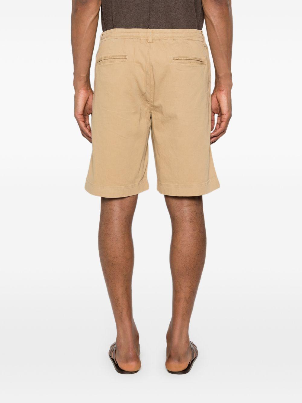 WOOLRICH Shorts in lino misto cotone color cammello 