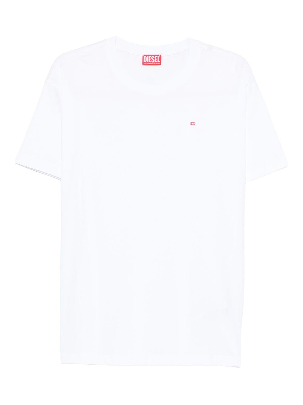DIESEL T-shirt in cotone bianco 