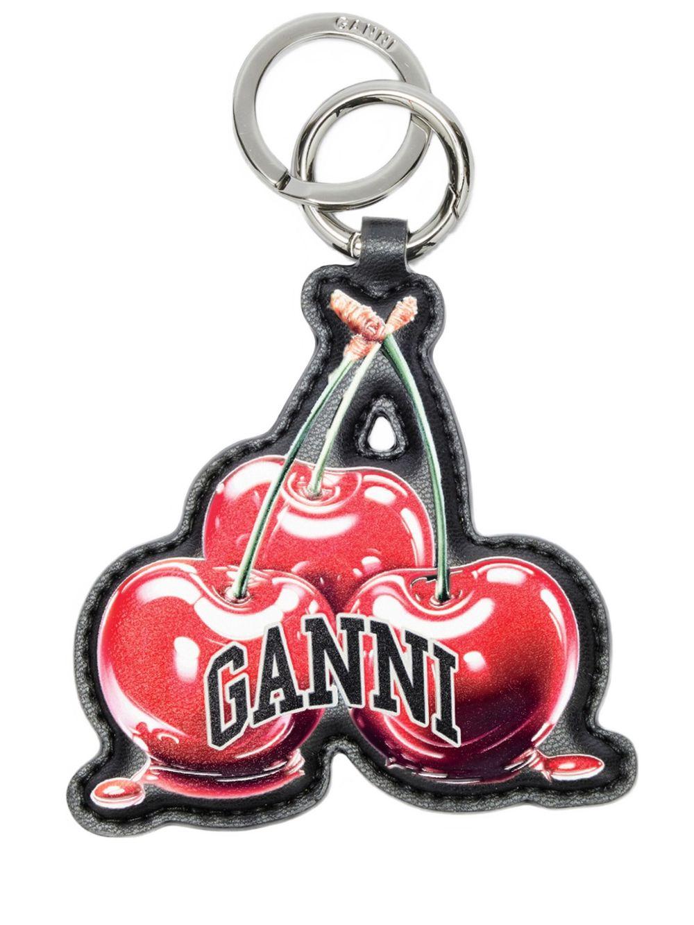 GANNI Portachiavi con ciliegie 