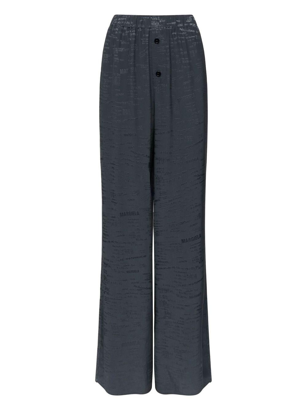MM6 MAISON MARGIELA Pantaloni casual eleganti grigi 
