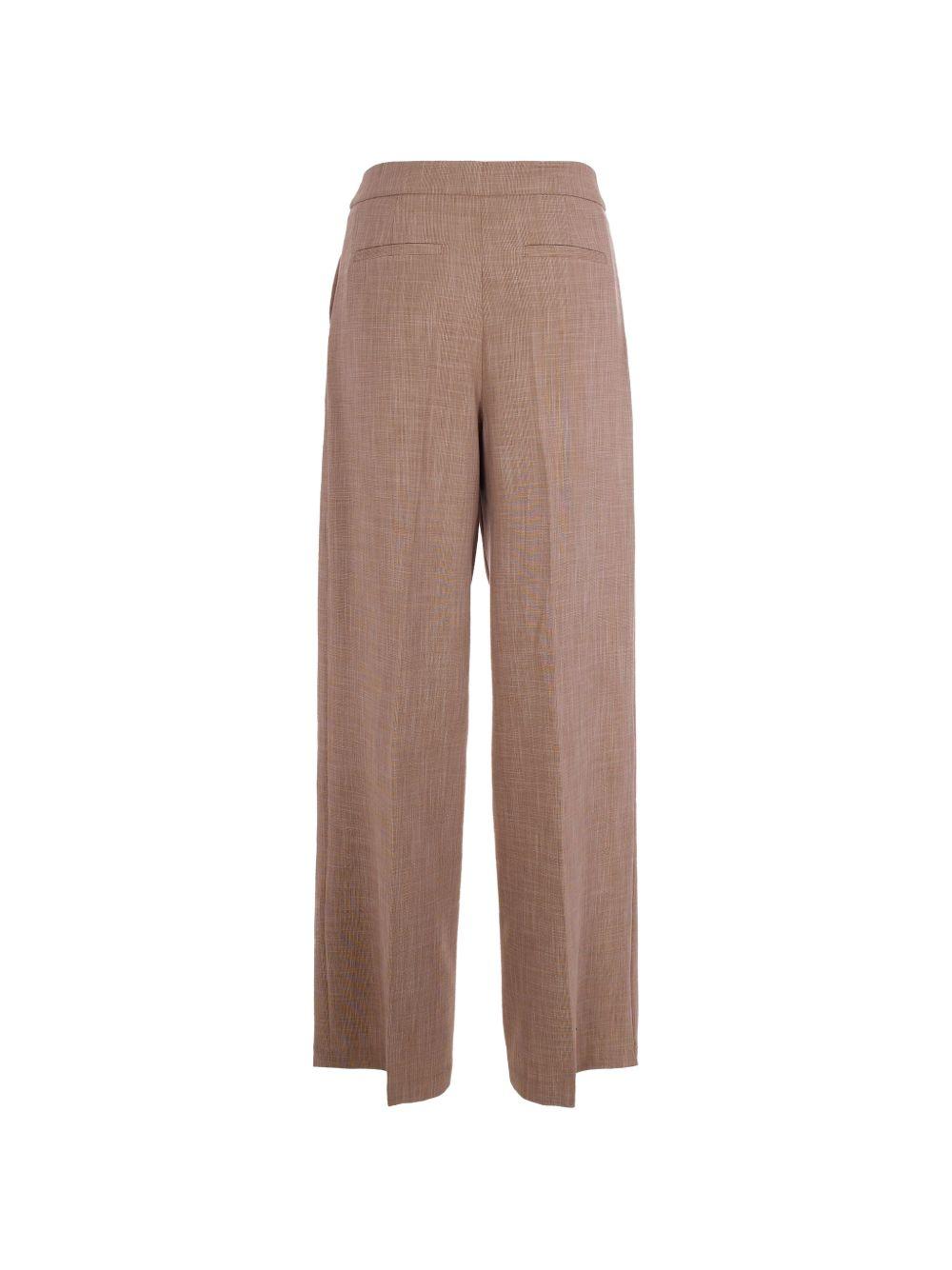 LIUJO Pantaloni beige con pinces 