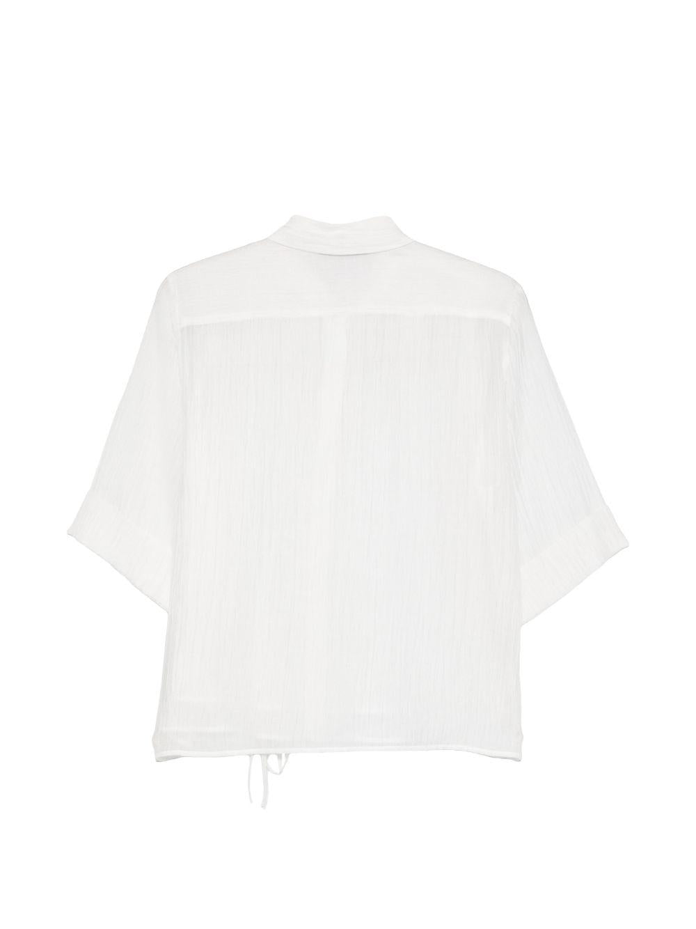 SEVENTY Camicia semitrasparente bianca 
