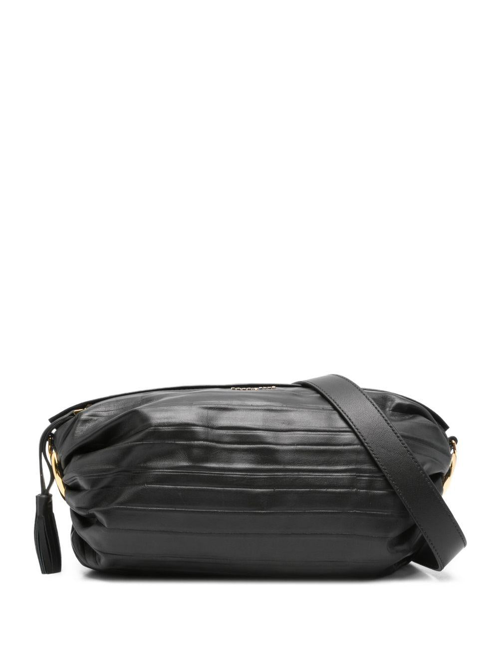 COCCINELLE Borsa a tracolla in pelle nera 