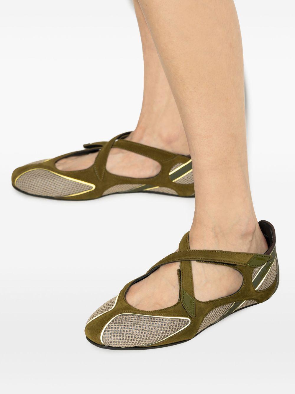 THE ATTICO Sneakers 'Nomad' modello ballerina 