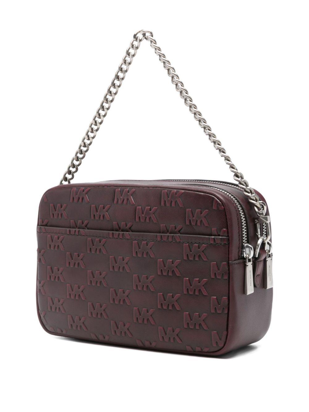 MICHAEL KORS Borsa a spalla con catena e logo 