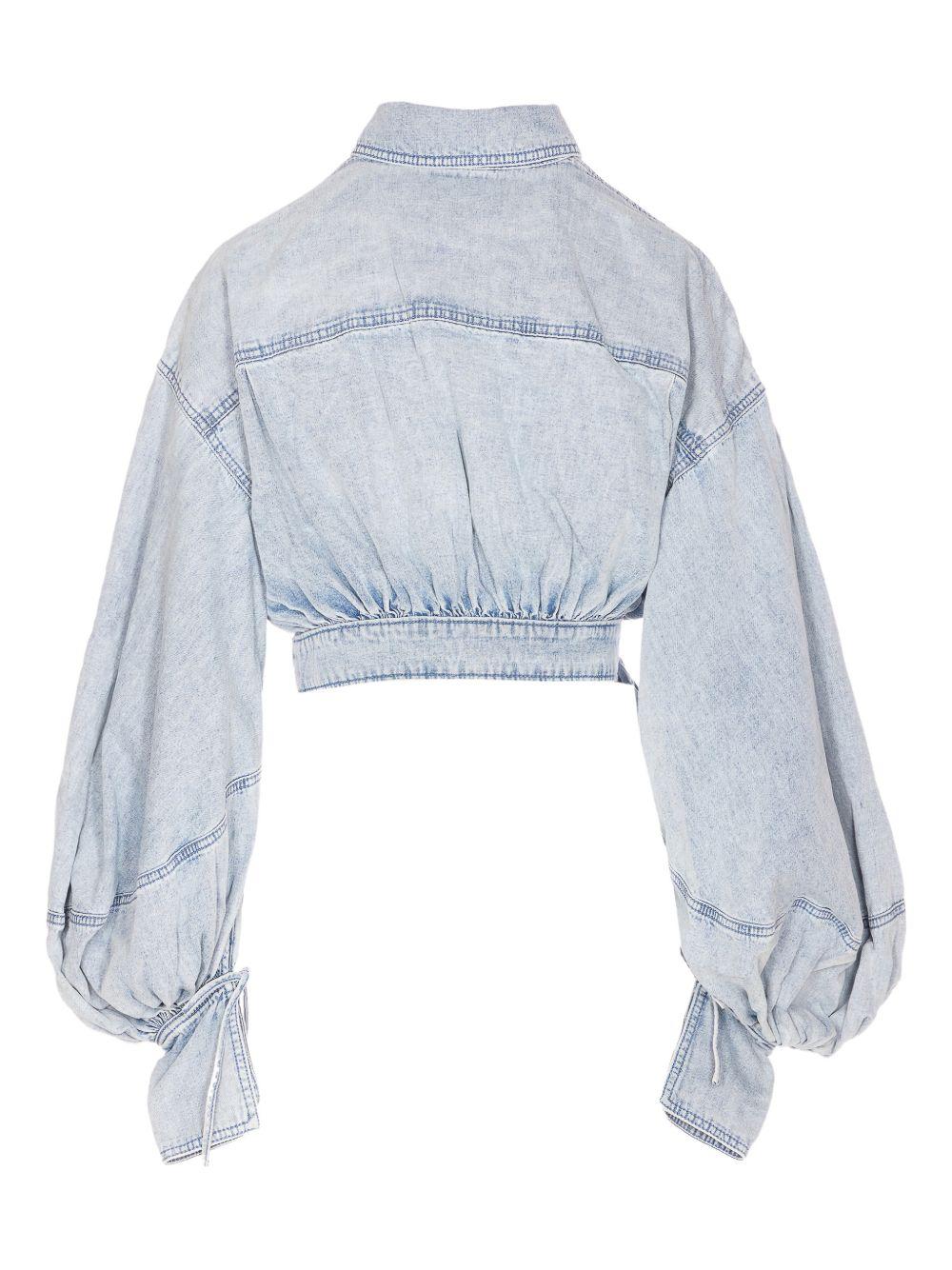 ZIMMERMANN Top effetto jeans 