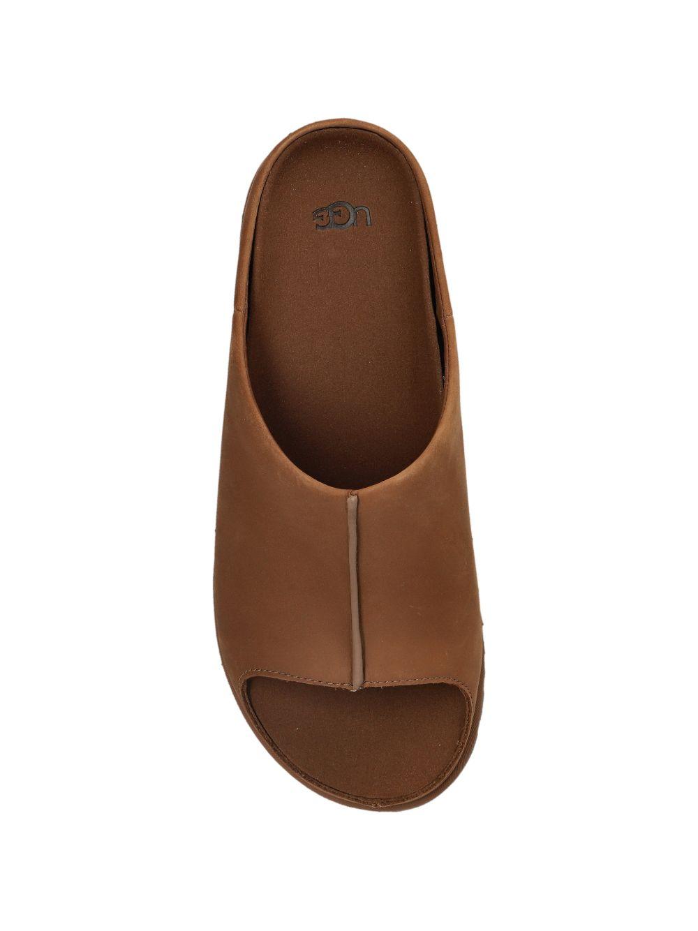 UGG Ciabatte Otzo in pelle caramello 