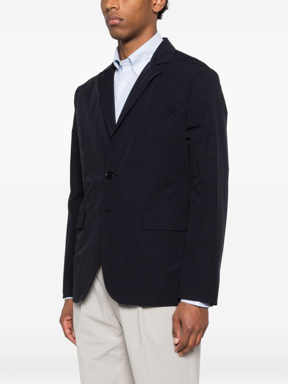 ASPESI Blazer in cotone blu navy 