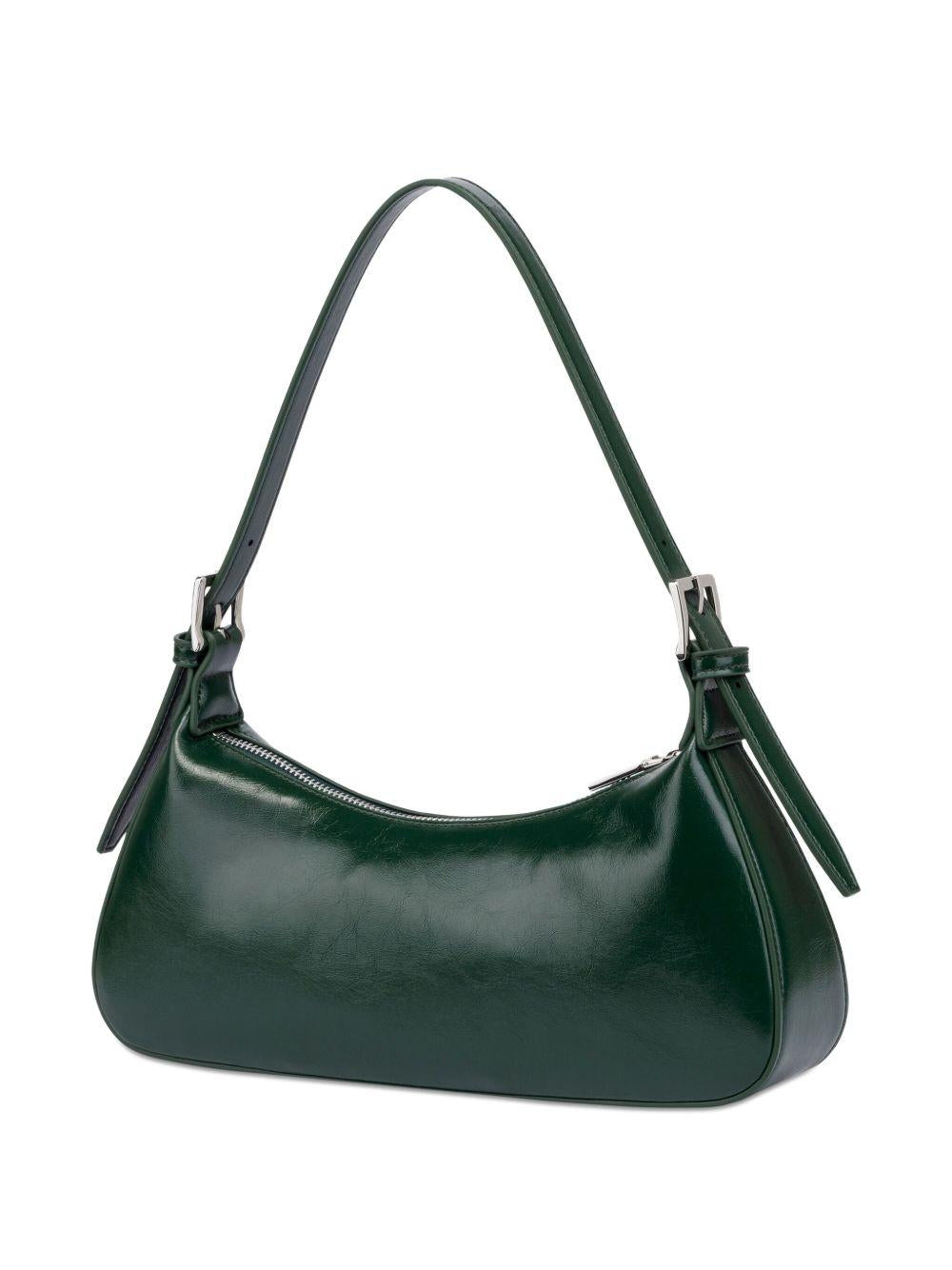 LOVE MOSCHINO Borsa a spalla verde con logo 