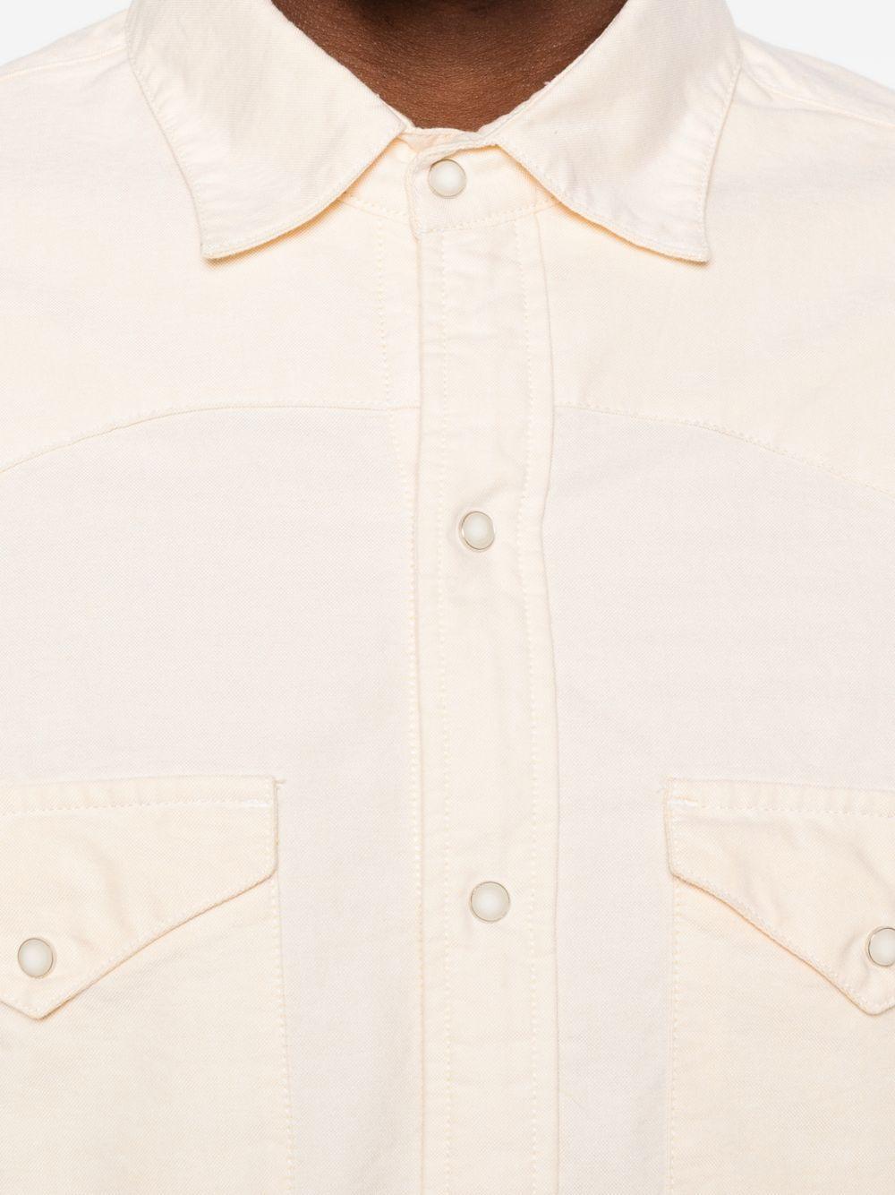 CHESAPEAKES Camicia Flagstaff giallo pastello con tasche sul petto 