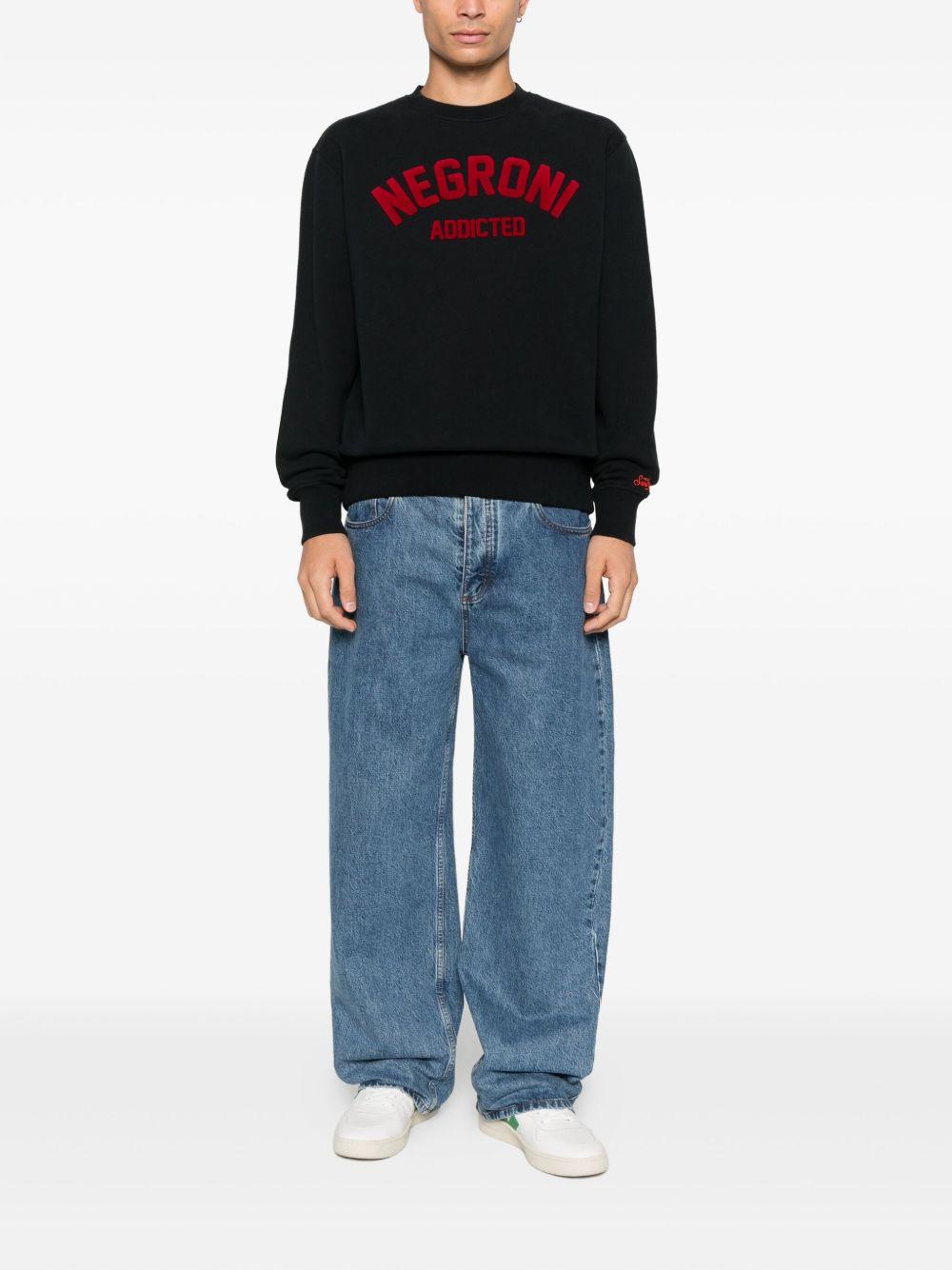 MC2 SAINT BARTH Felpa nera 'Soho' 