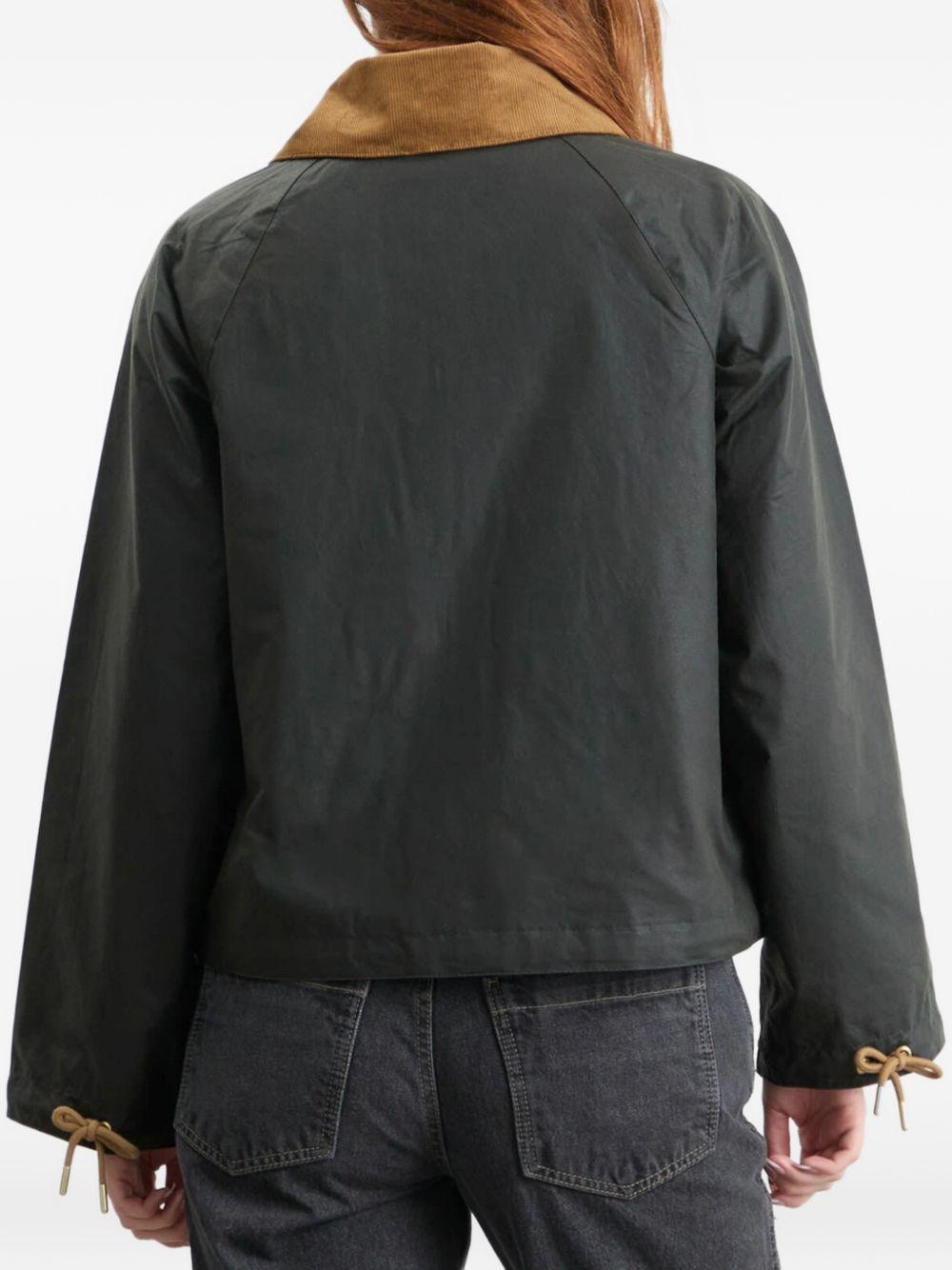 BARBOUR Giacca Marron in cotone cerato 