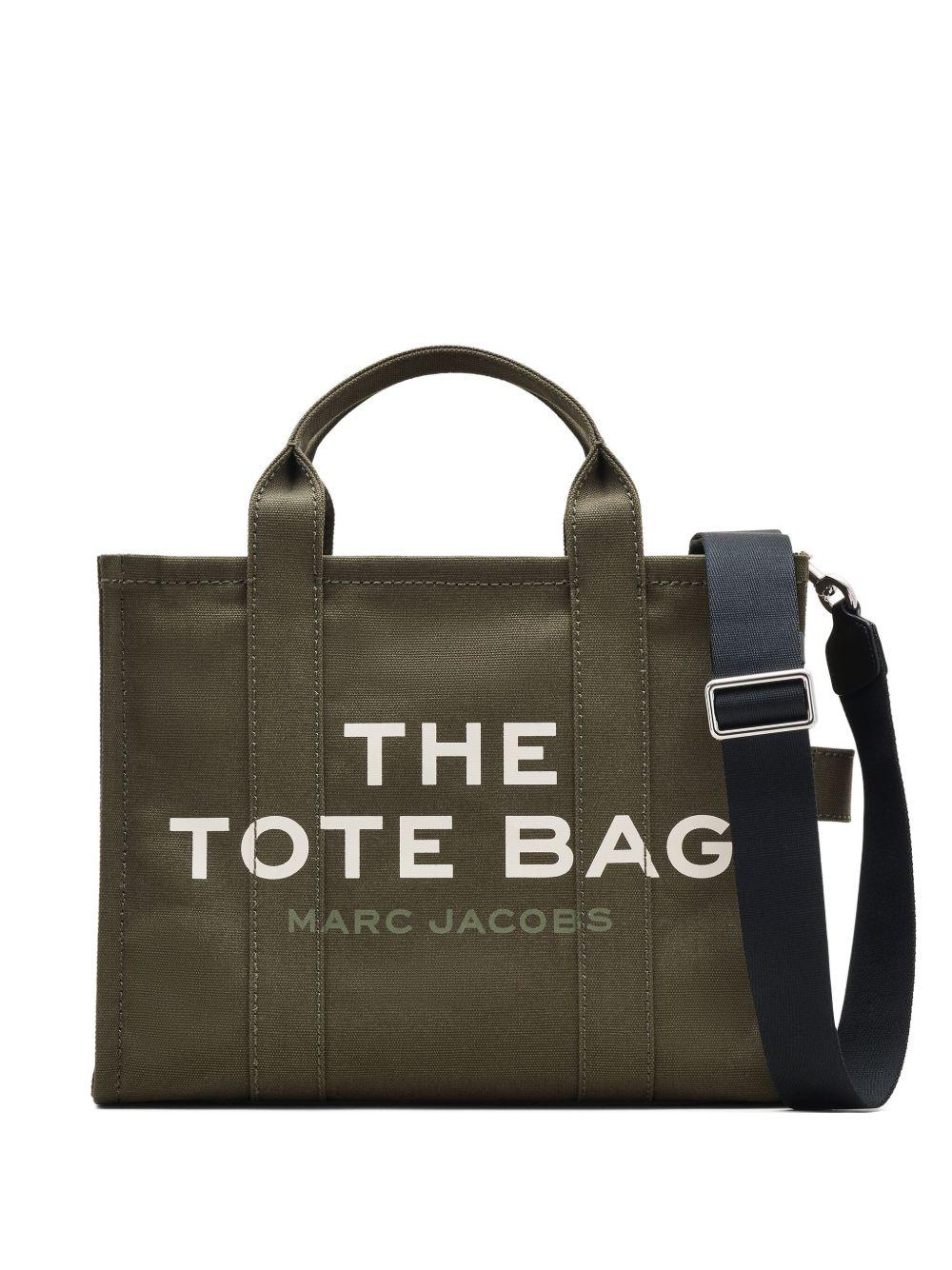 MARC JACOBS Borsa 'The Canvas Medium Tote Bag' in tela verde 