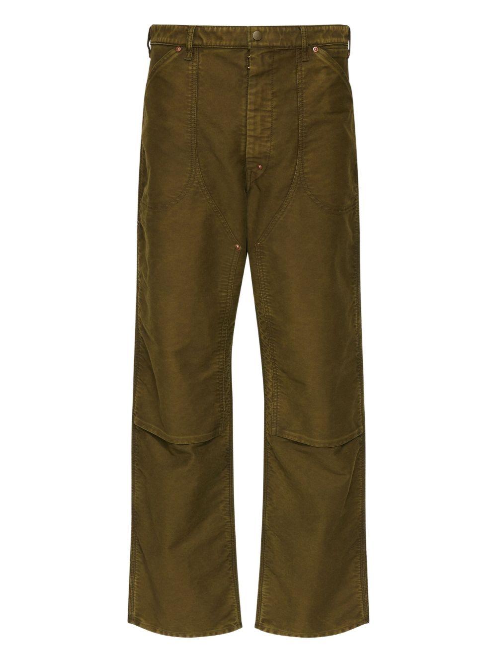 MAISON MARGIELA Pantaloni cargo in cotone kakhi 