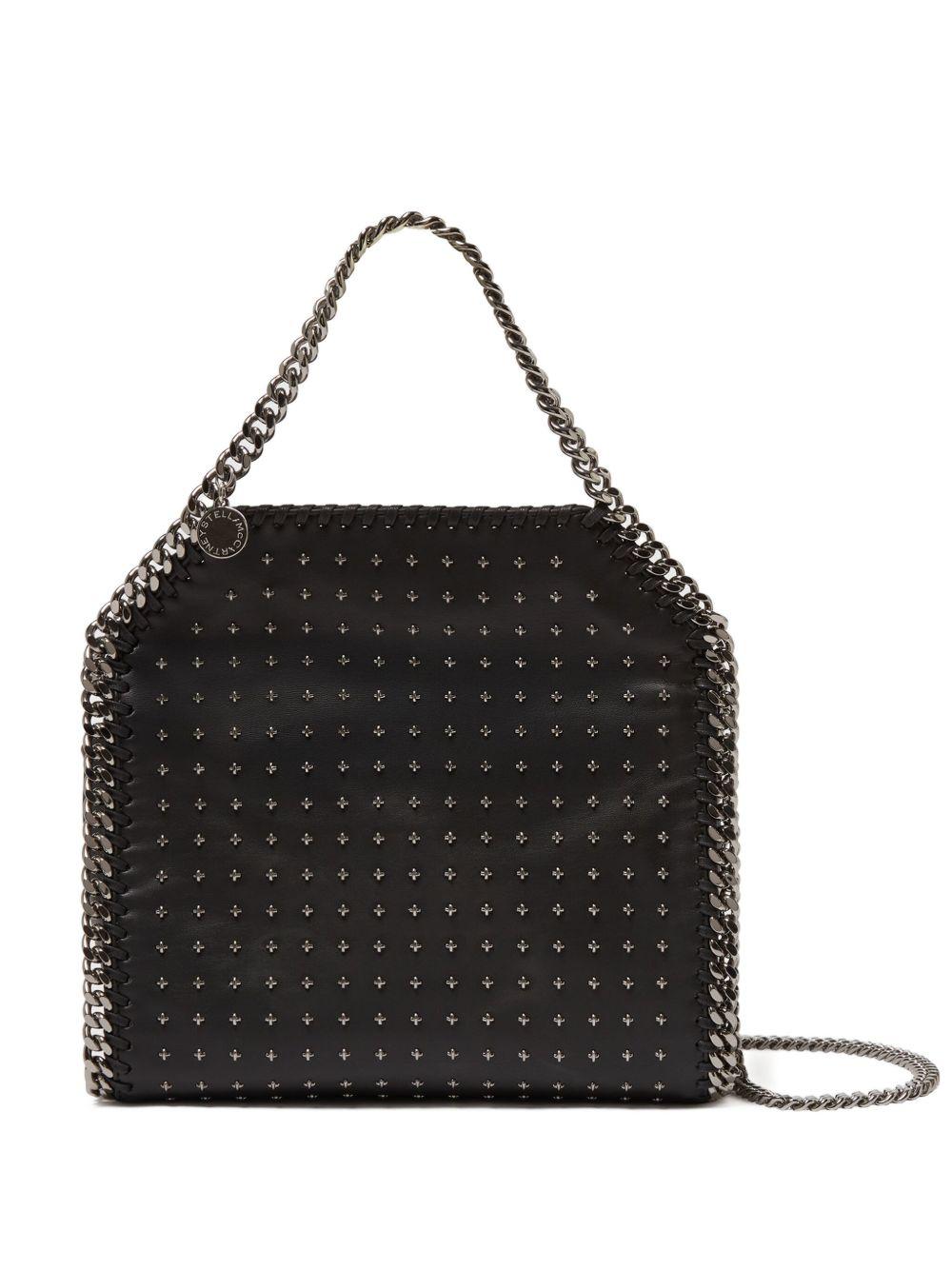 STELLA MCCARTNEY Borsa tote nera 'Falabella Star con borchie' 