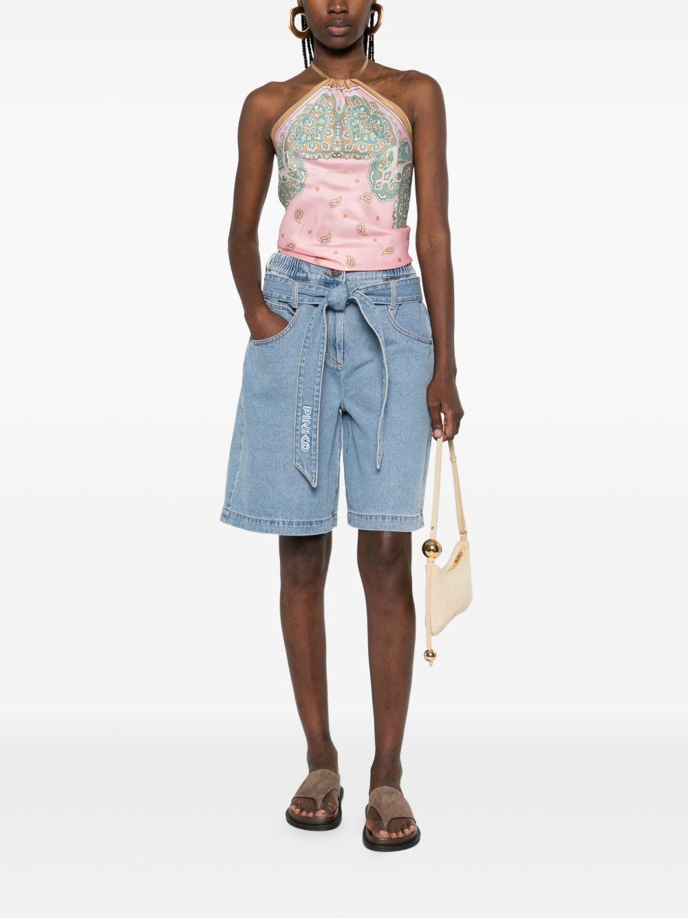 PINKO Top Halter 'Synchro' 