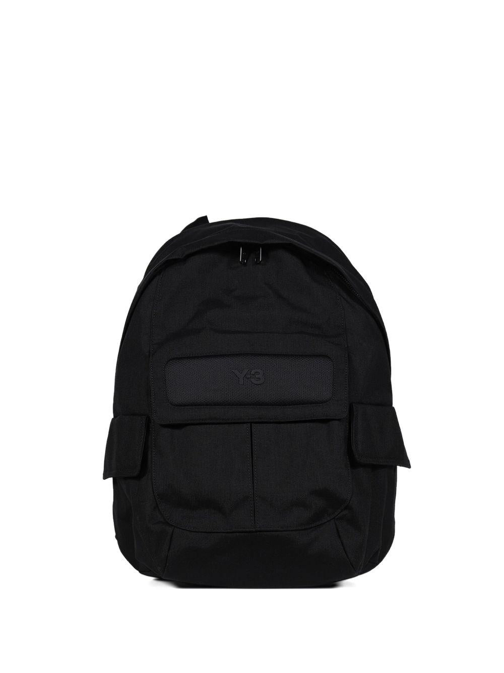 Y3 Zaino nero con tasche 