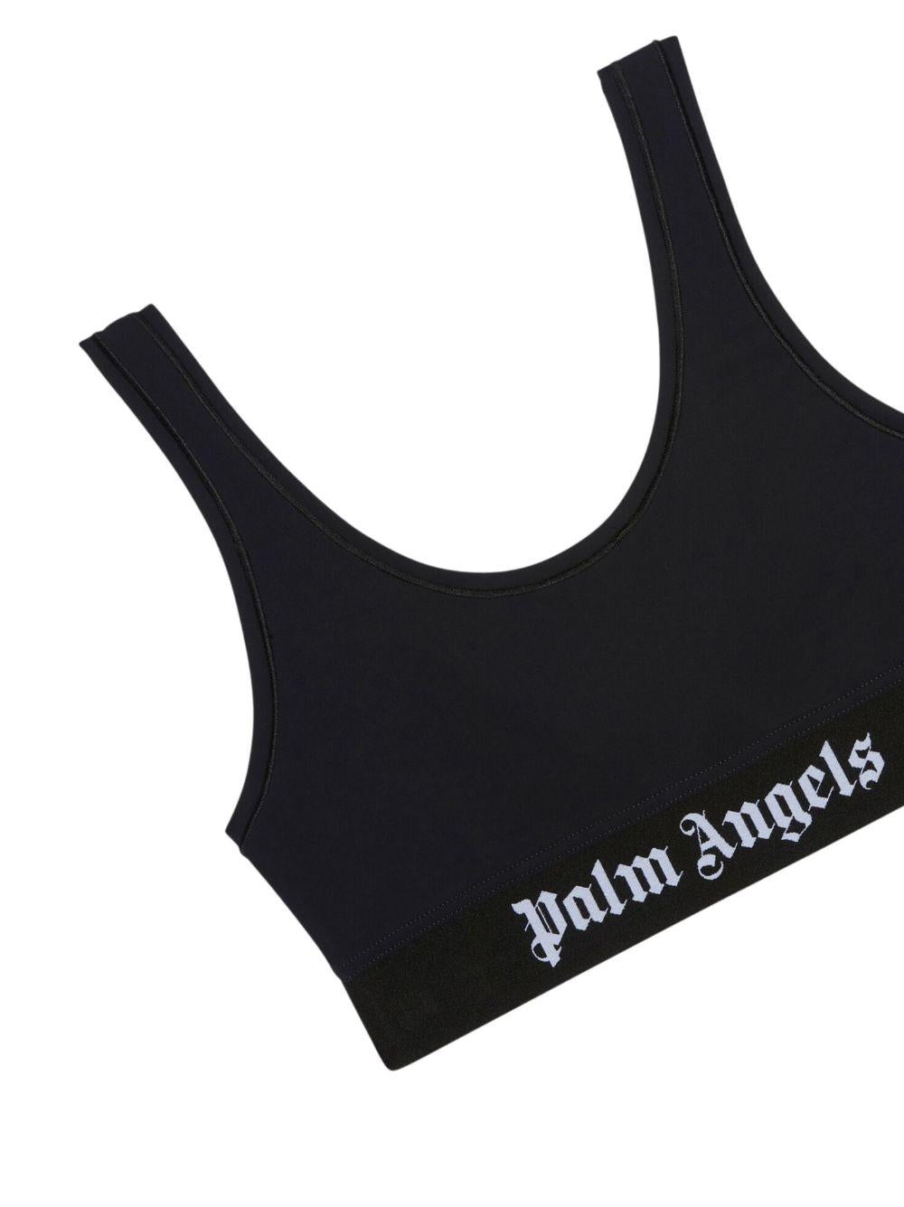 PALM ANGELS Bra sportivo con logo 