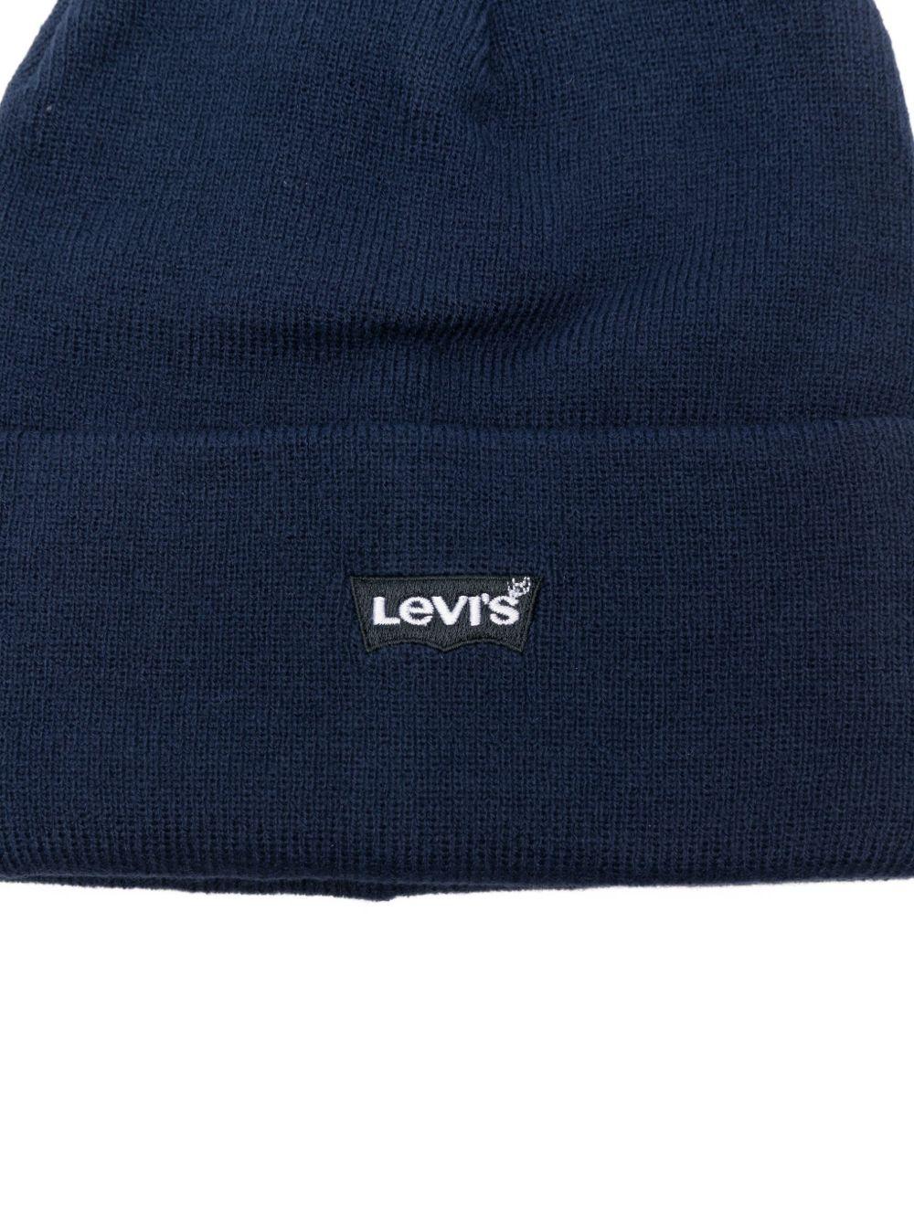 LEVIS Berretto blu con logo 