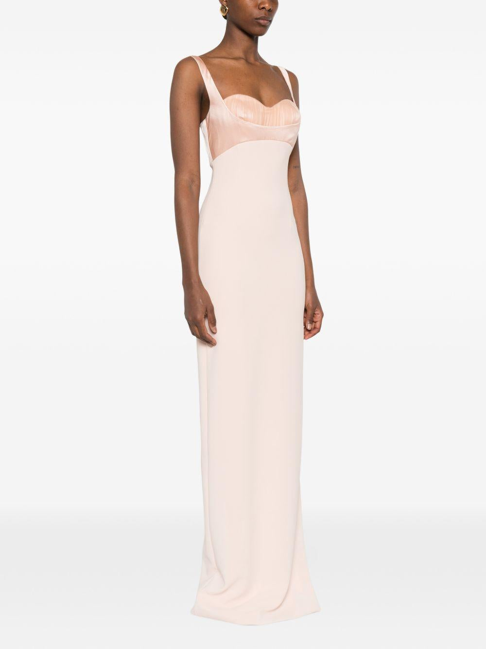 PRONOVIAS Abito lungo rosa Cistell 