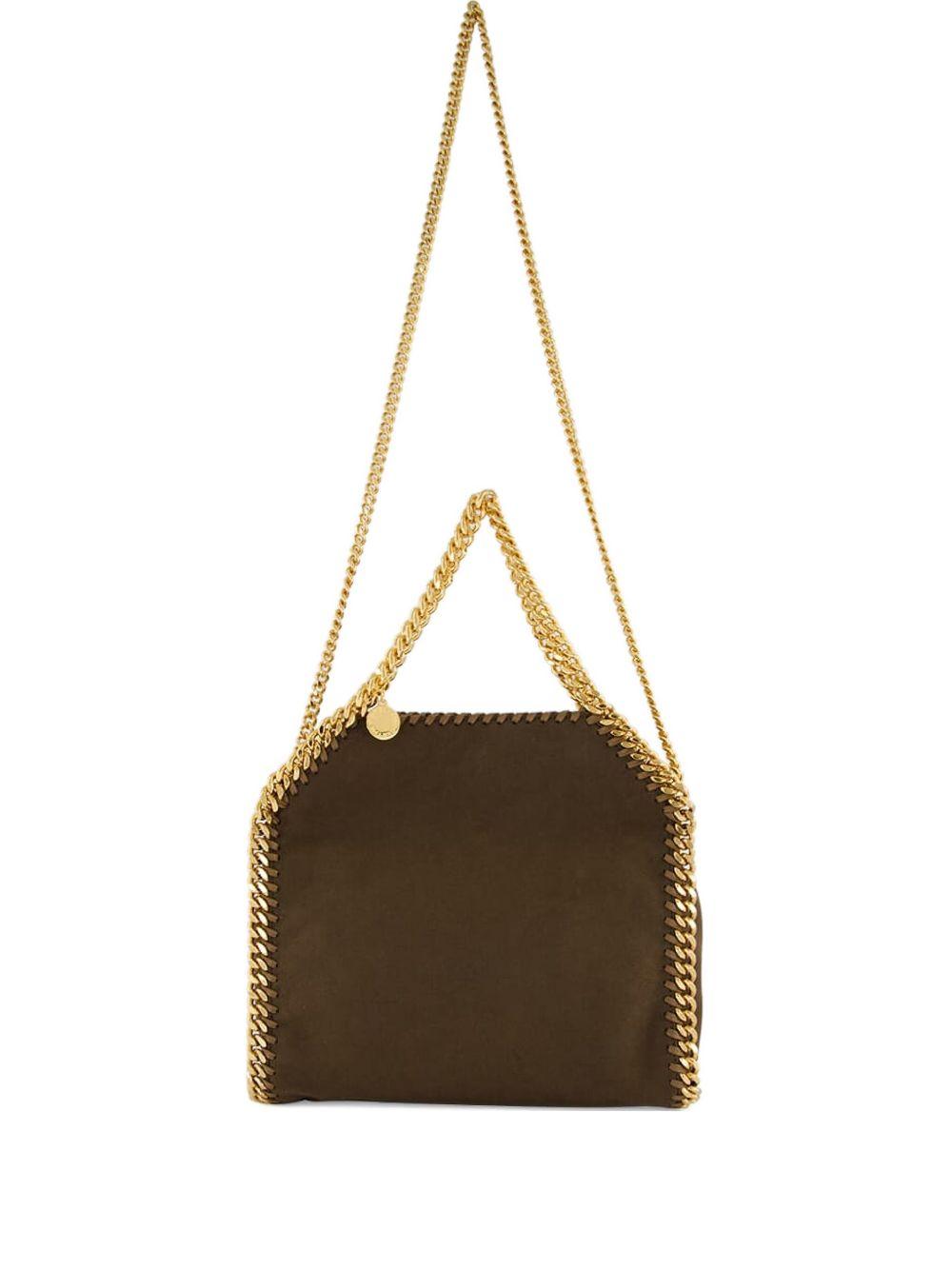 STELLA MCCARTNEY Borsa a mano Falabella mini marrone 